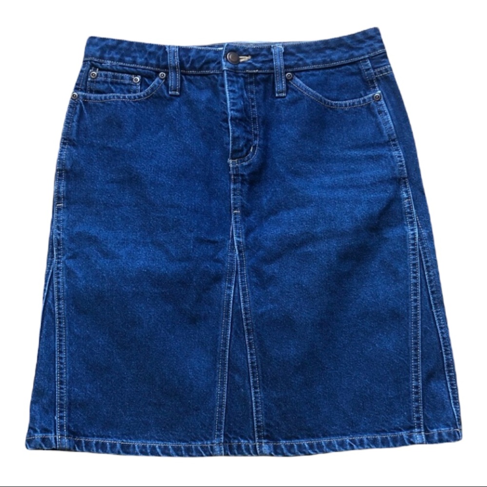 {Faded Glory} Authentic Brand Ladies Pencil/straight Jean Skirt Size 4 D…